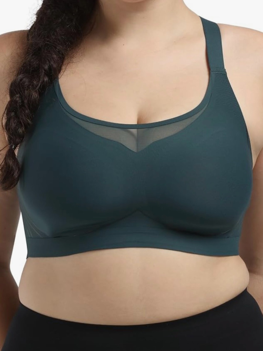 COMFELIE Women Racerback Sports Bra Size M plus .